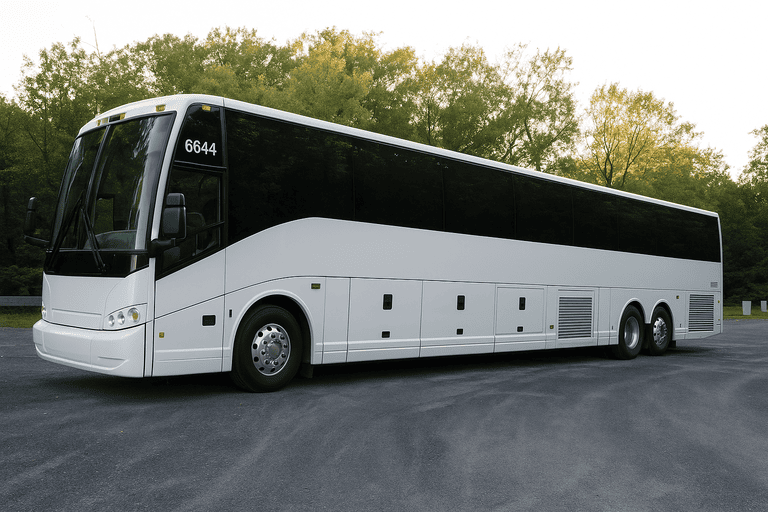 exterior of Philadelphia Coach Bus Service coach bus