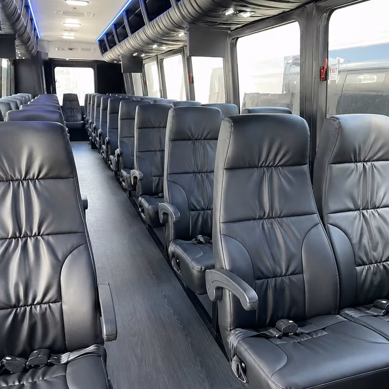 28 passenger minibus inside