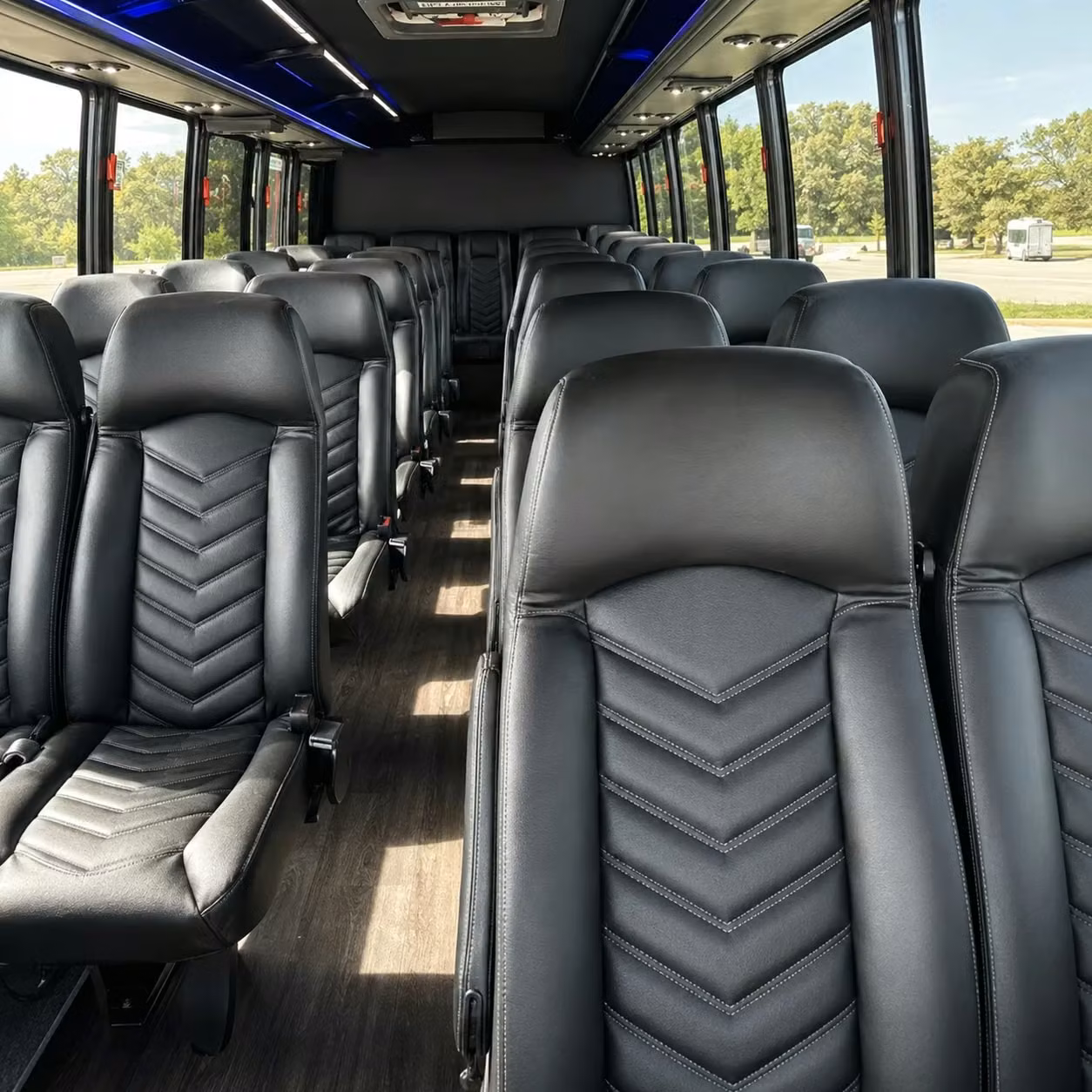 30 passenger minibus inside