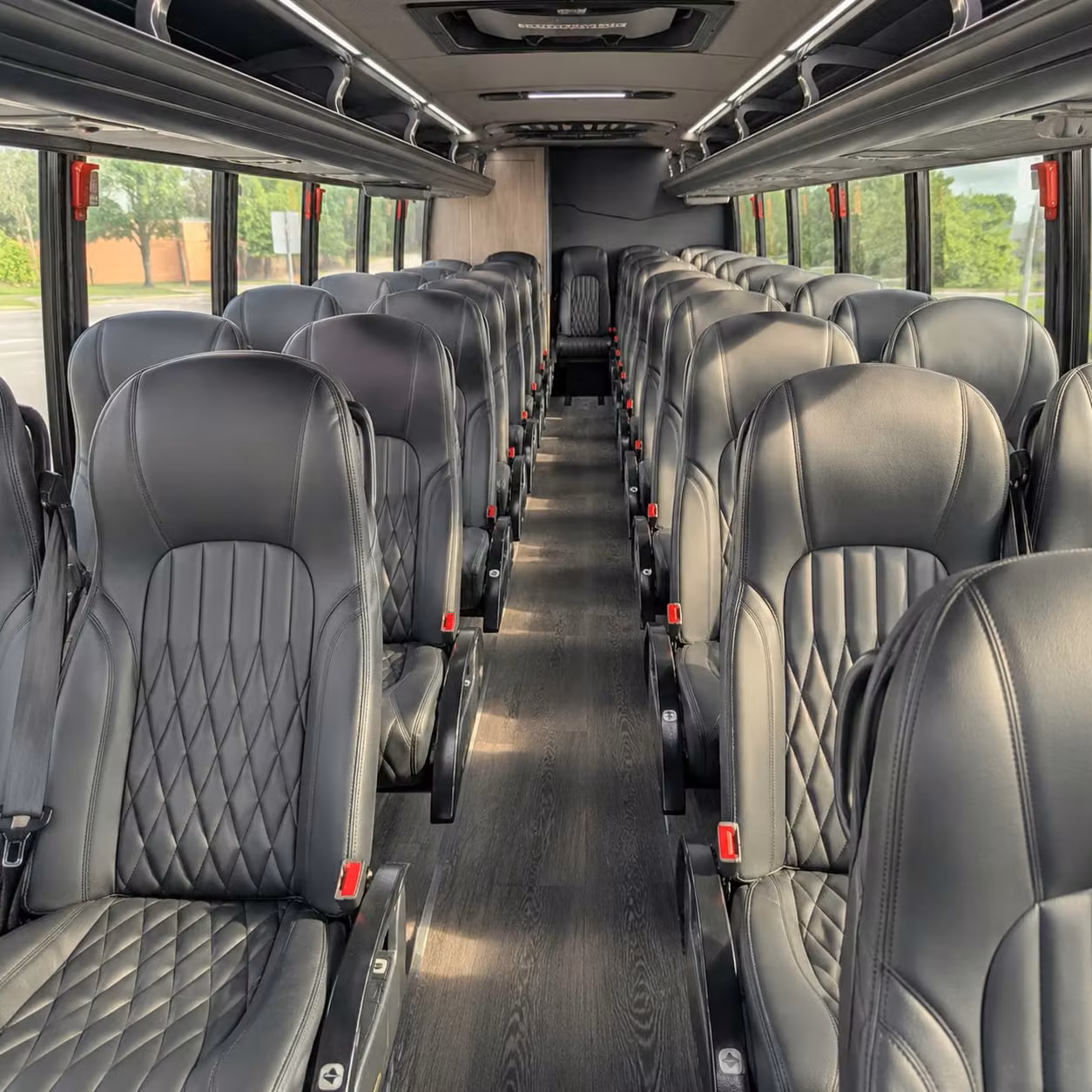 35 passenger minibus inside