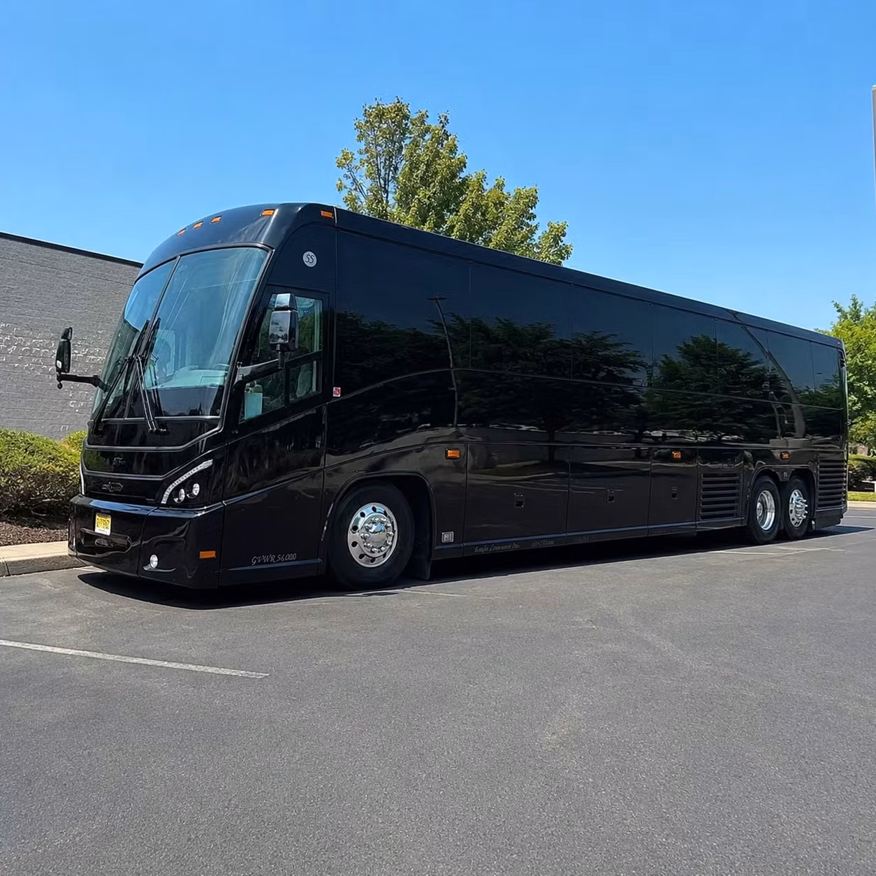 philadelphia charter bus rental exterior