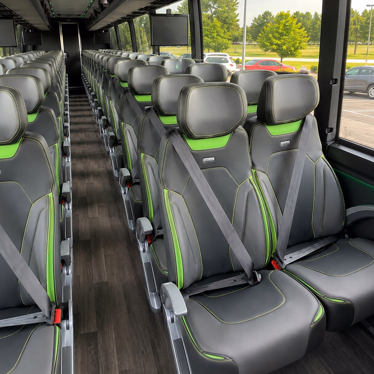 philadelphia charter bus rental inside